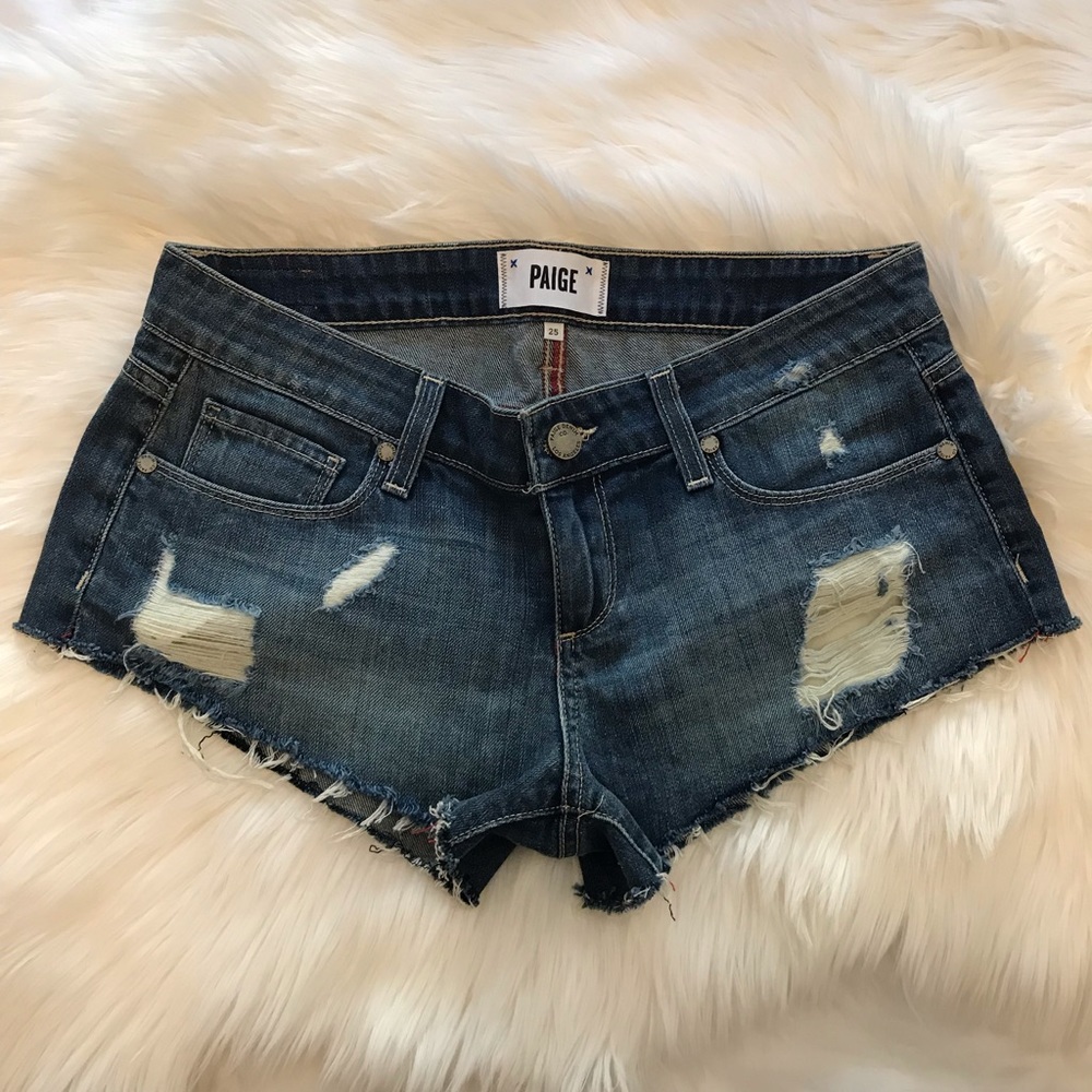 Paige Denim Short Shorts
